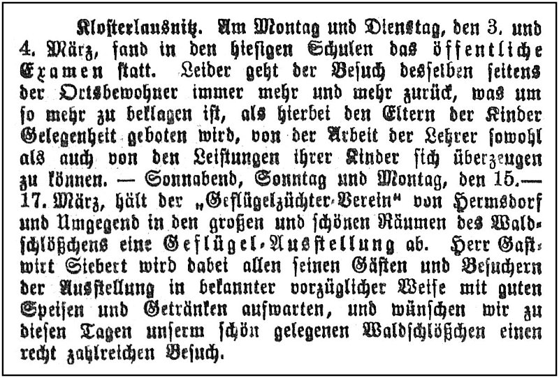 1902-03-03 Kl Examen und Gefluegelausstellung